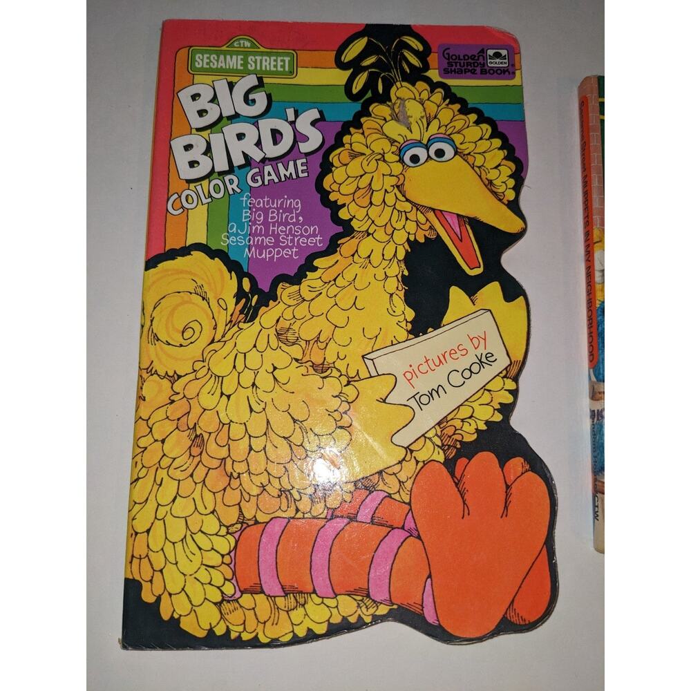 Vintage Sesame Street & Winnie the Pooh Board Book